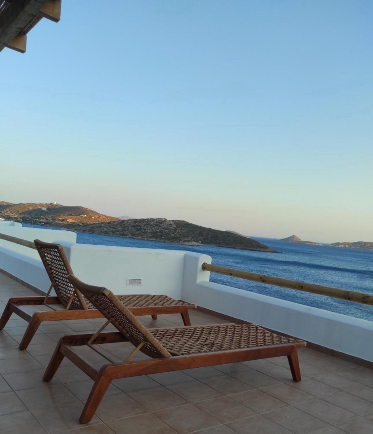 Lipsi Blue Hotel Bagian luar foto